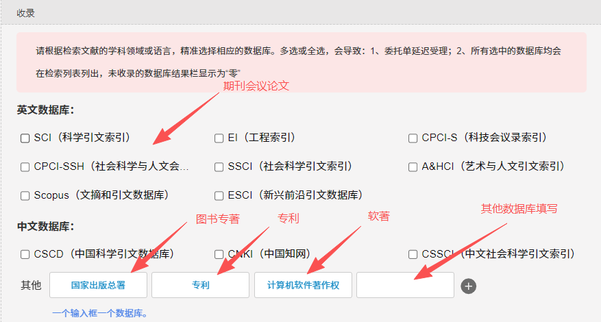 收录数据库
